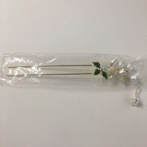 Lily of valley double pin for hair accessories